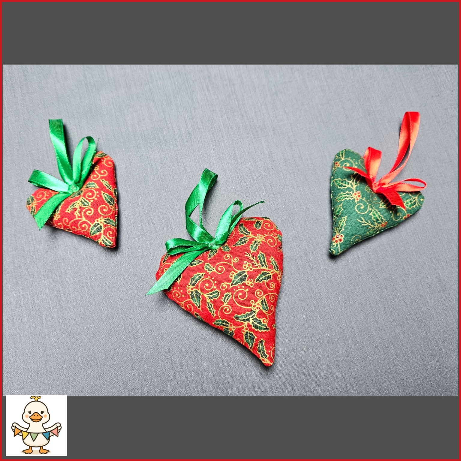 Christmas Heart Ornaments