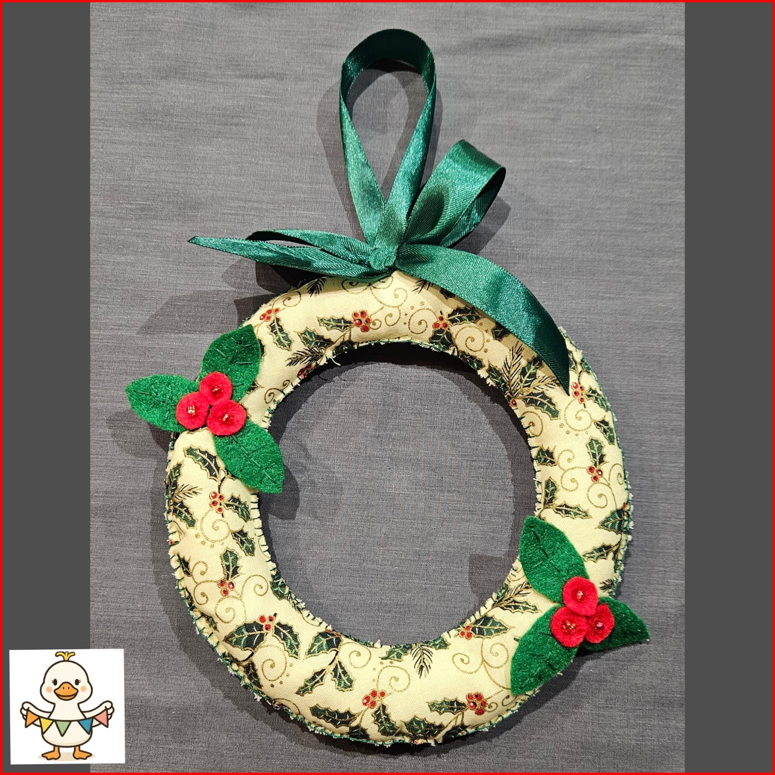 Snowflake Christmas Wreath